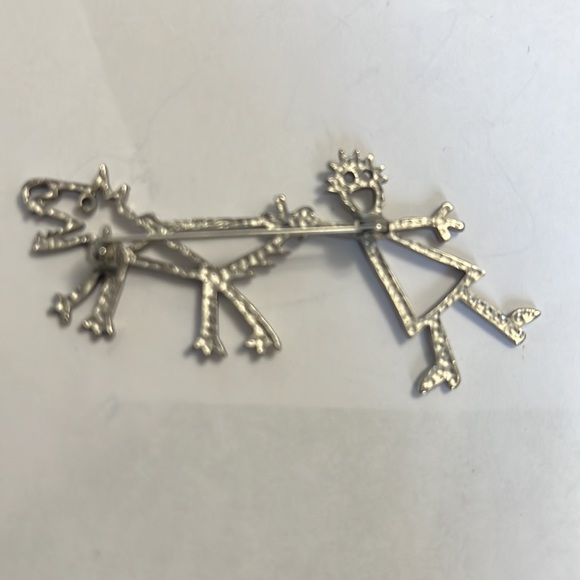 Vintage Mimi Fun Playtime Pet Walk Brooch Pin - Picture 5 of 7